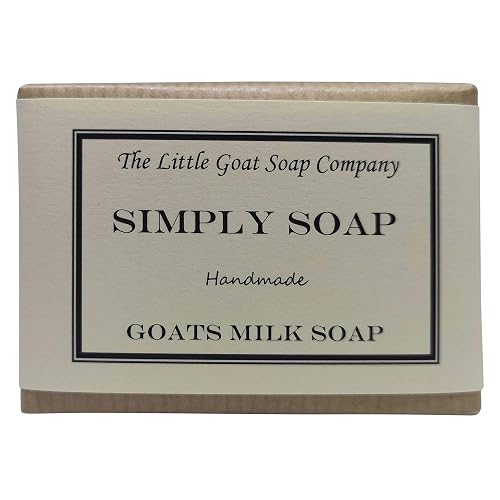 Simply Goats Milk Soap - Made with Raw Goats Milk. Unscented 1 x 100g by The Little Goat Soap Company Beauty & Personal Care The Little Goat Soap Company