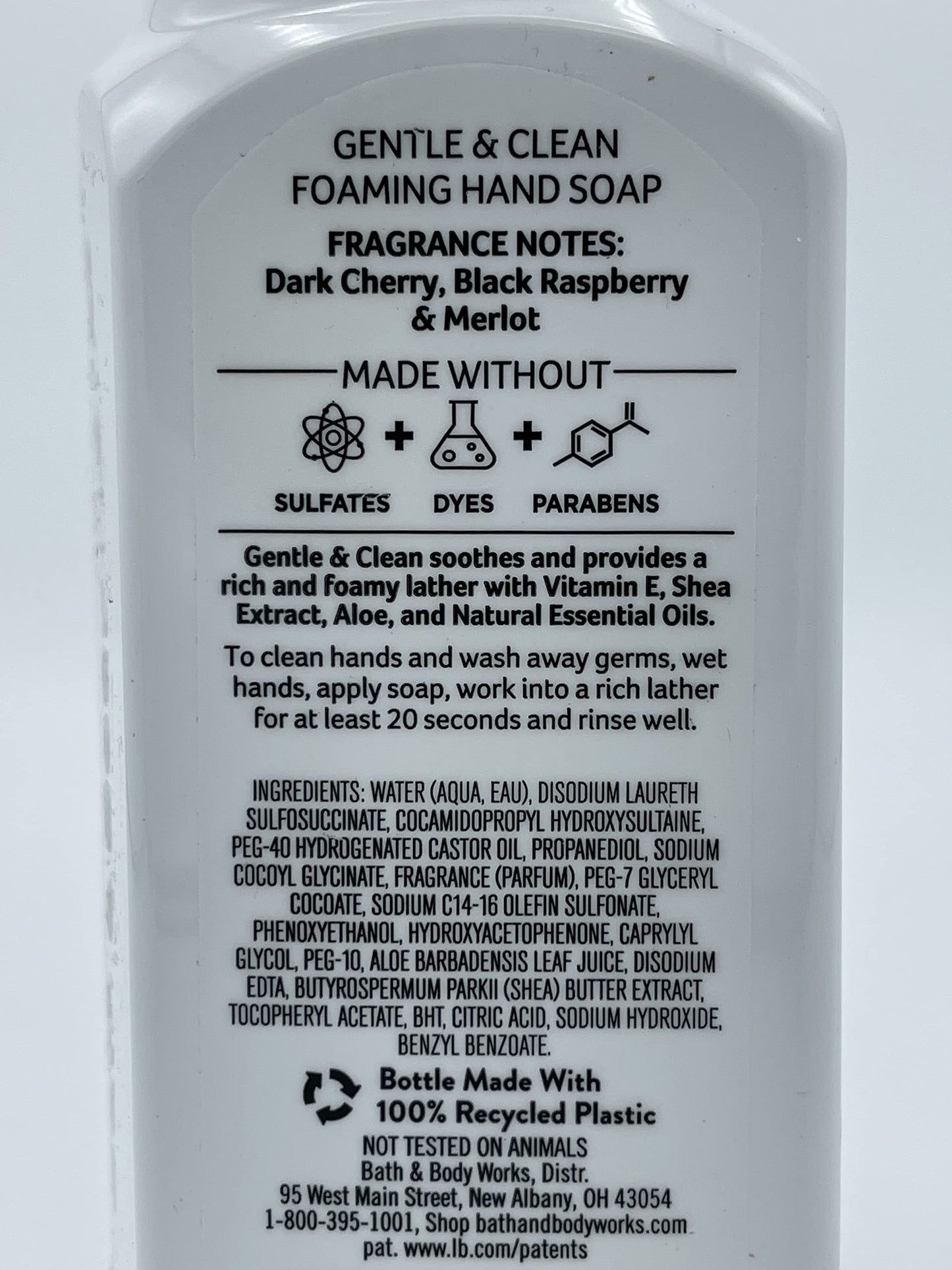 Bath and Body Works Gentle Foaming Hand Soap, Black Cherry Merlot 8.75 Ounce (2-Pack) Beauty & Personal Care Bath & Body Works