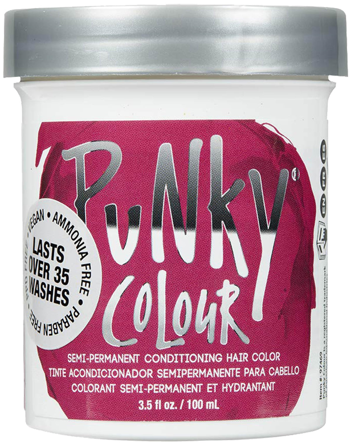 Punky Rose Red Semi Permanent Hair Color - Vegan & Cruelty-Free Conditioning Hair Dye, Lasts Up to 35 Washes, 3.5 fl oz Beauty & Personal Care Punky