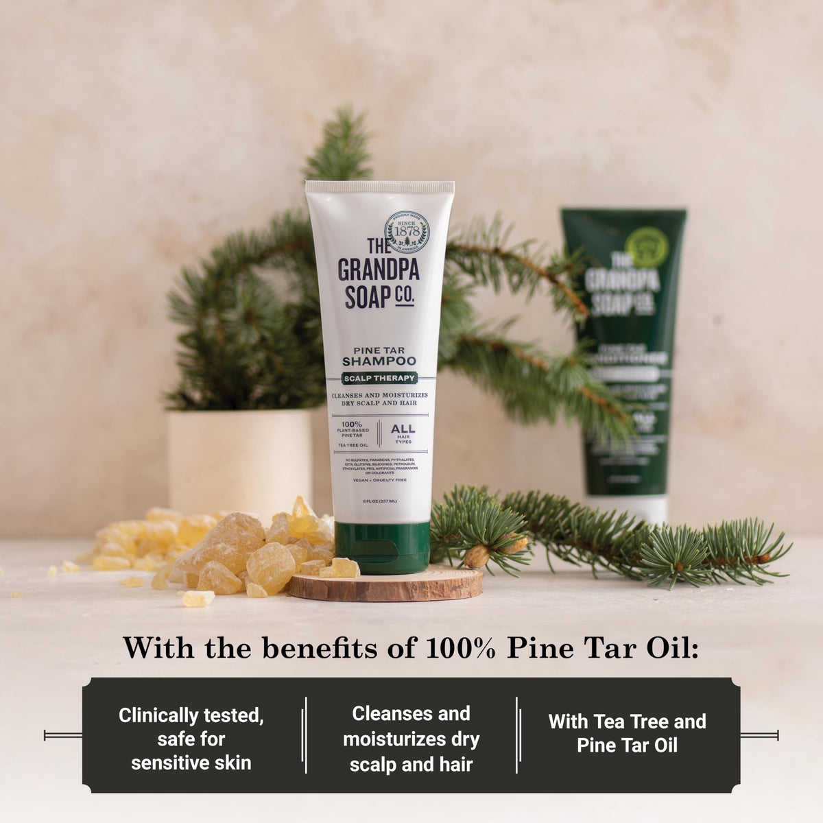 Grandpas Shampoo Pine Tar Beauty & Personal Care Grandpa's