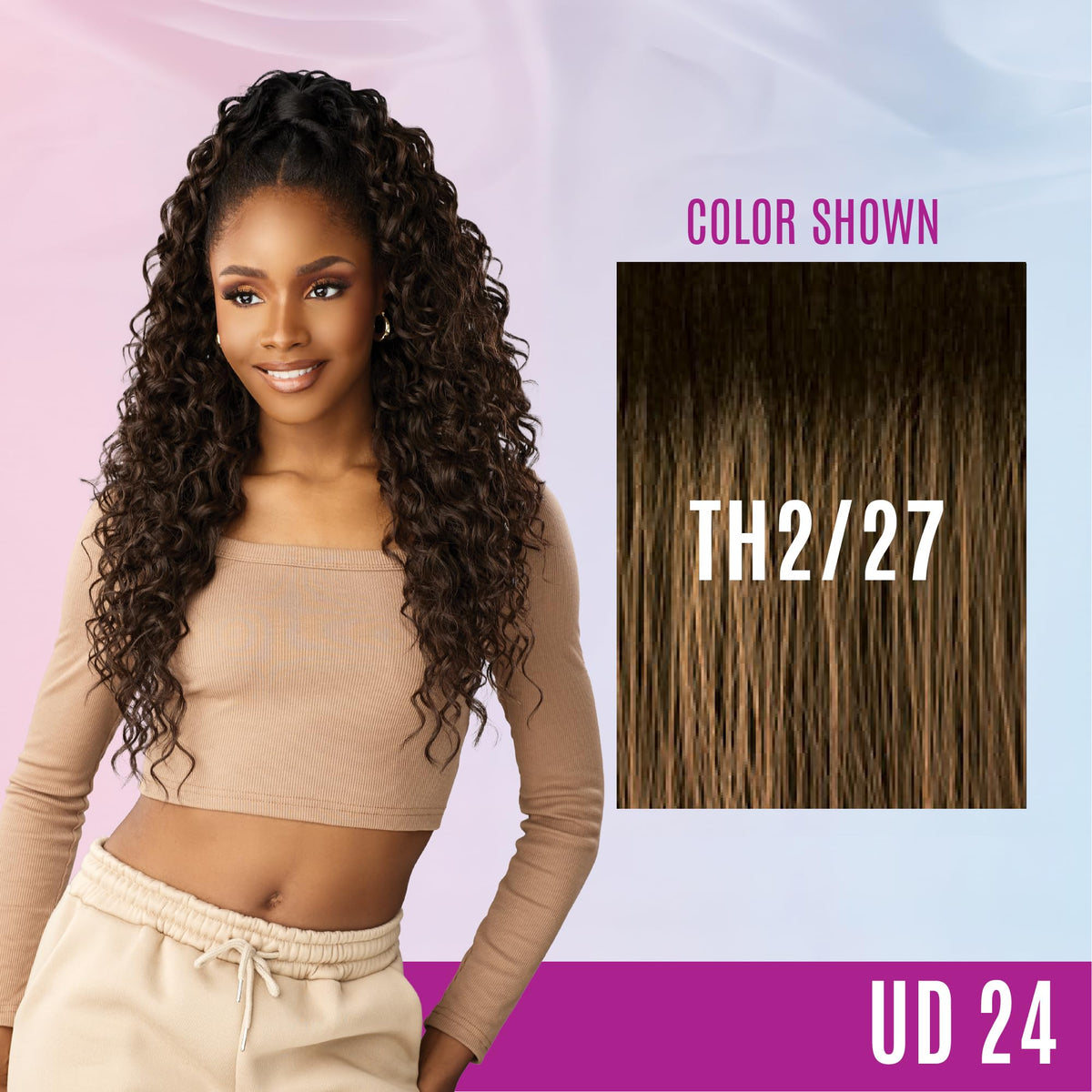 Sensationnel Instant Updown Halfwig Pony-Iud 24, TH2/27