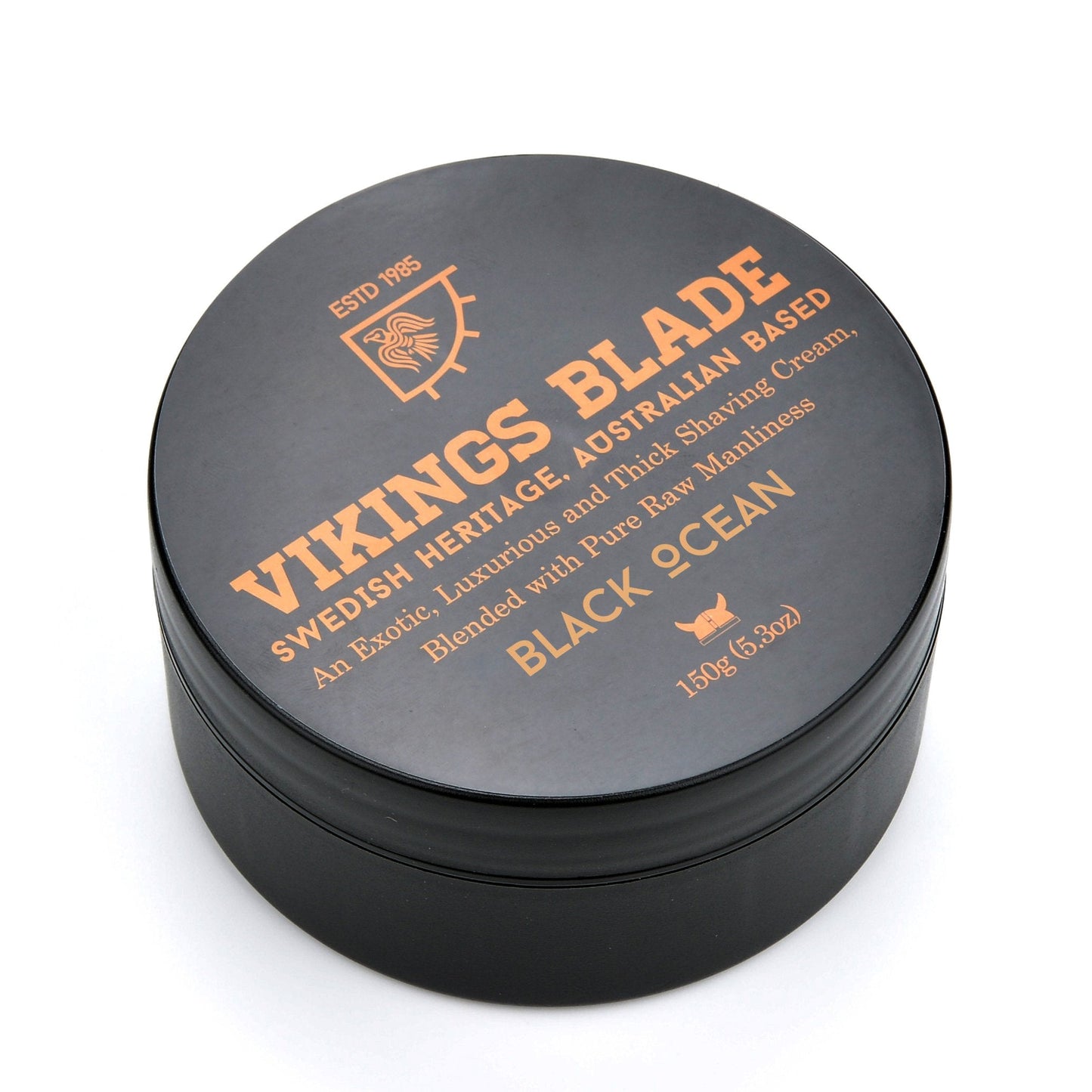 VIKINGS BLADE Luxury Shaving Cream, Black Ocean Scent, Silky Buttery Smooth, Surfactant Base. Refreshing, Clean, Close, FOAMING Shave Cream Beauty and Personal Care Vikings Blade