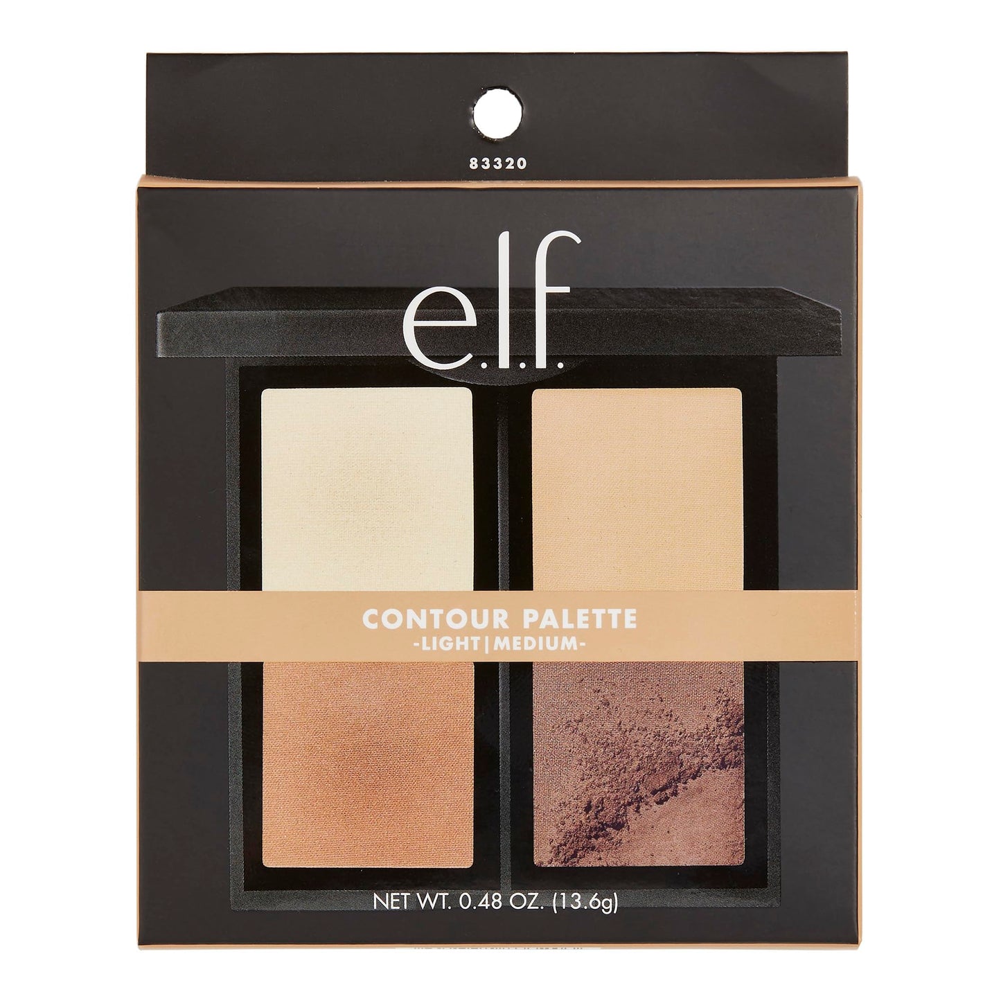 e.l.f. Contour Palette 83320 Light/Medium .56 oz Beauty & Personal Care e.l.f.