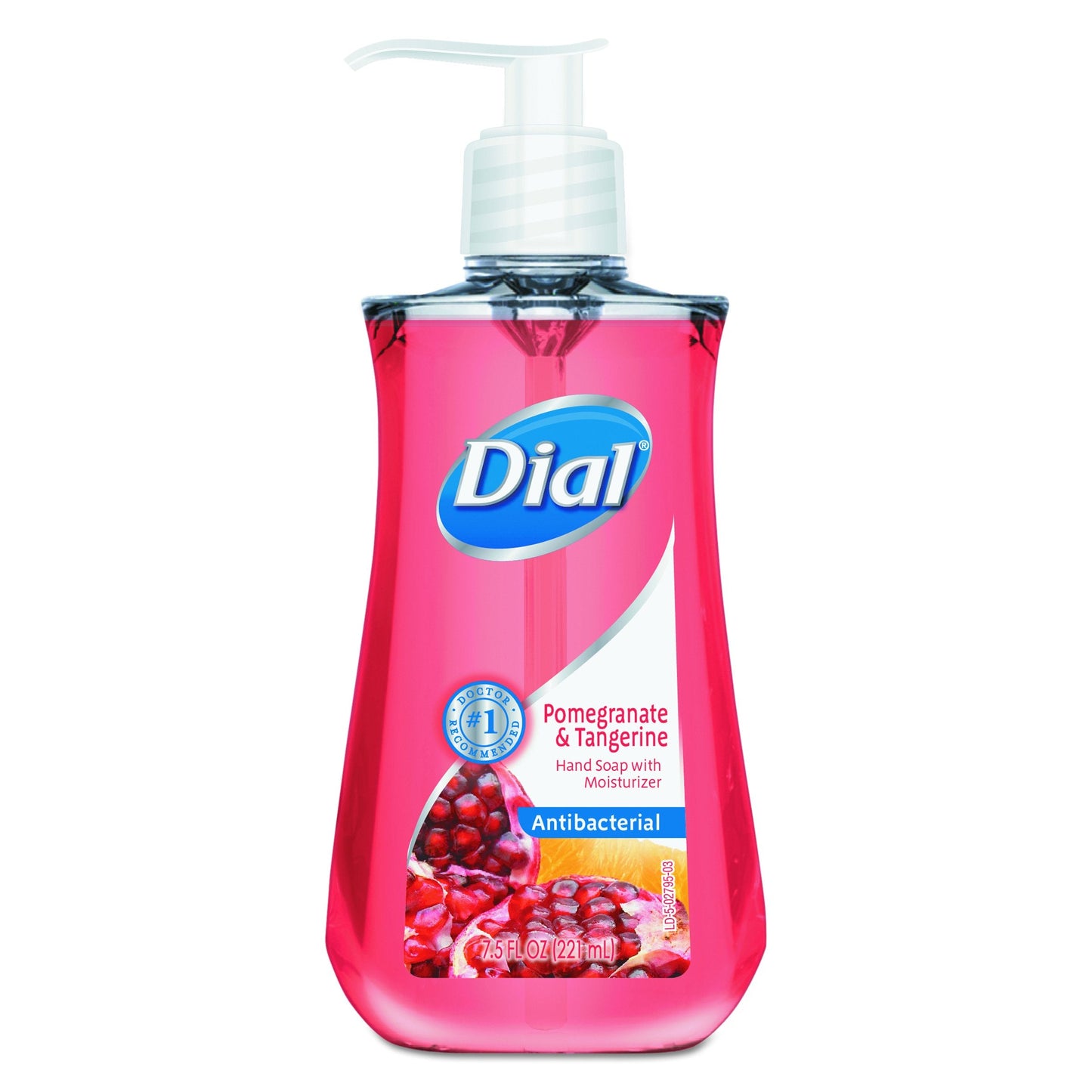 Dial 02795CT Antimicrobial Liquid Soap, 7 1/2 Oz Pump Bottle, Pomegranate & Tangerine (Case of 12) Beauty & Personal Care Dial