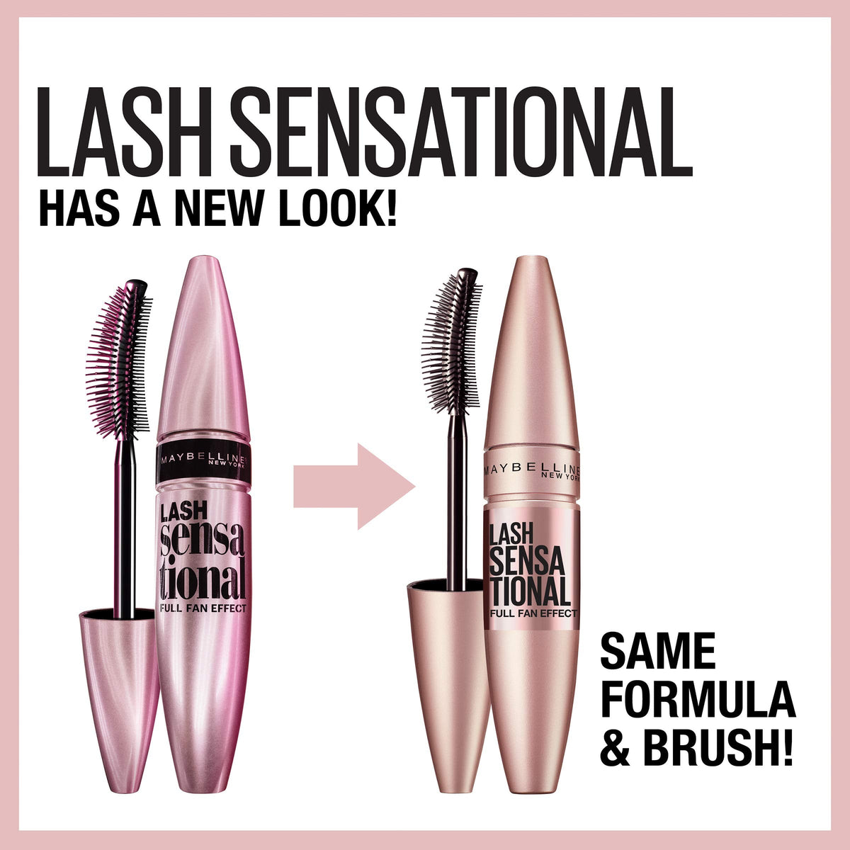 Maybelline Lash Sensational Washable Mascara, Lengthening and Volumizing for a Full Fan Effect, Midnight Black, 1 Count Beauty & Personal Care MAYBELLINE