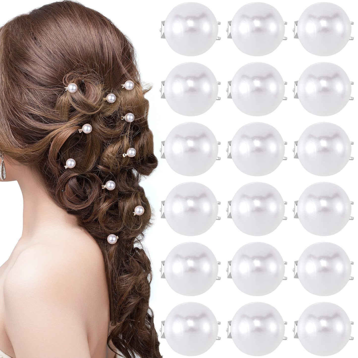Isslly 30PCS Mini Pearl Hair Clips for Women, White Pearl Hair Pins, Cute Hair Barrettes, Elegant Head Decorations for Girls, Brides for Daily Use Beauty & Personal Care Isslly