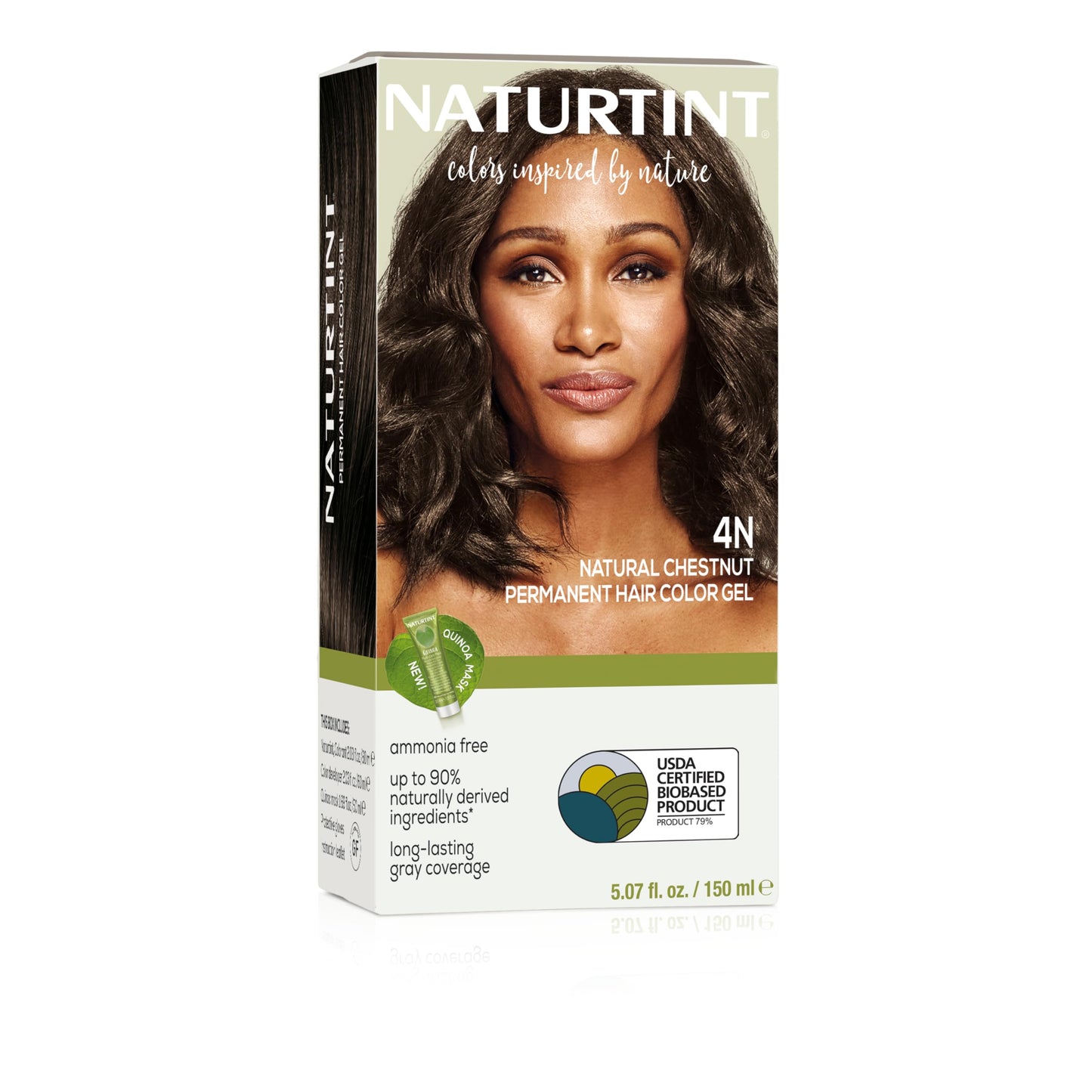 Naturtint 4N Natural Chestnut Permanent Hair Color (Pack of 1), Ammonia Free, Vegan, Cruelty Free, up to 100% Gray Coverage, Long Lasting Results Beauty & Personal Care Naturtint