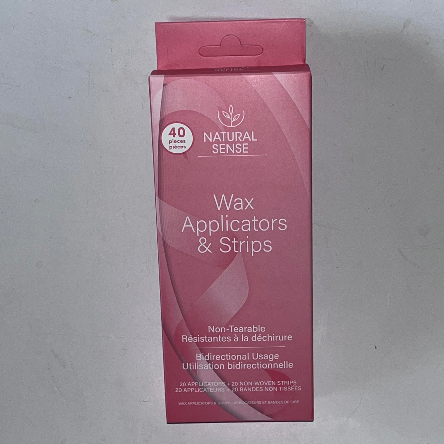 Natural Sense Wax Applicators and Strips for Hair Removal Beauty and Personal Care Natural Sense