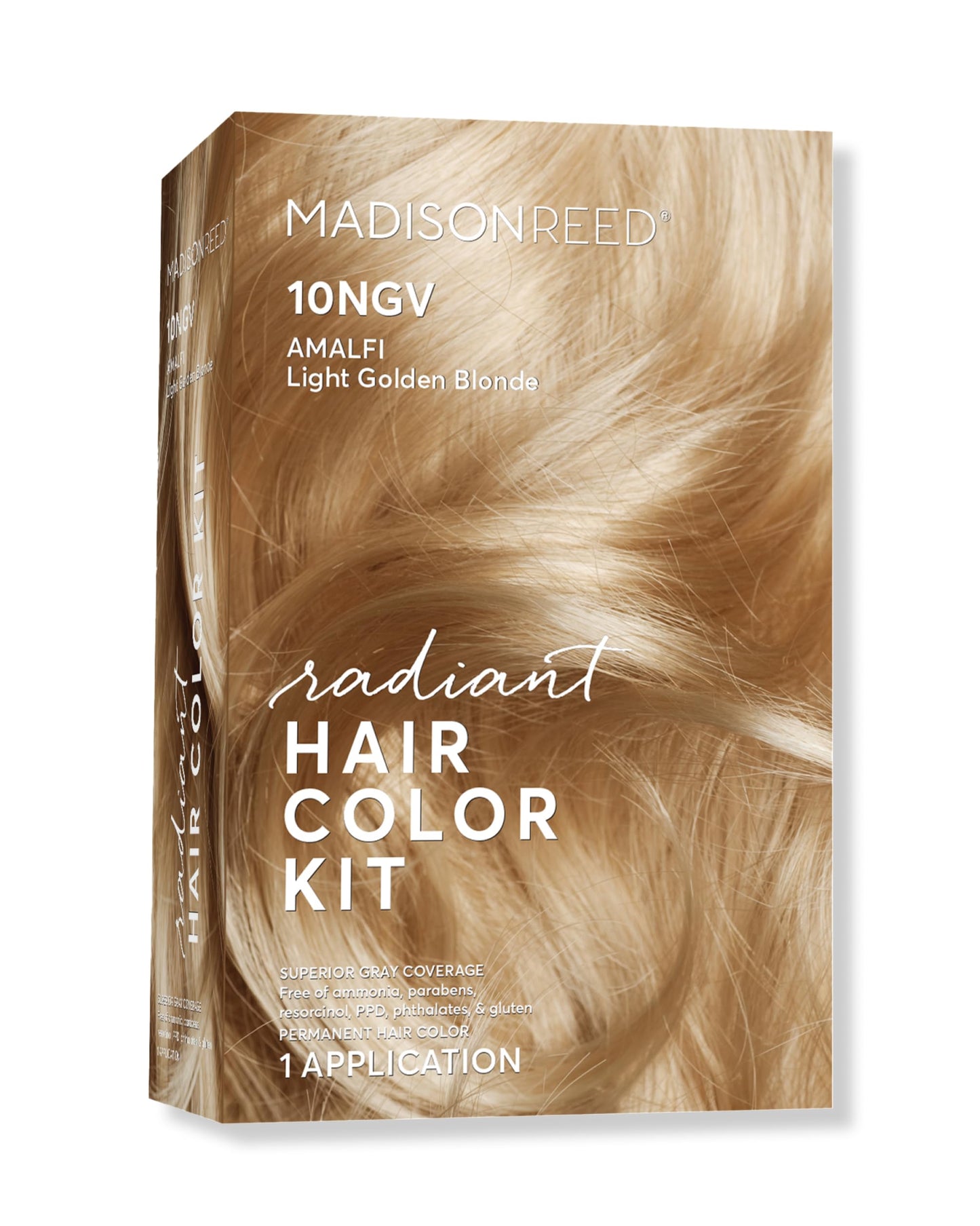 Madison Reed Radiant Hair Color Kit | 10NGV Light Golden Blonde (Amalfi Blonde) for 100% Gray Hair Coverage | Dimensional Salon-Quality Permanent Hair Beauty & Personal Care Madison Reed