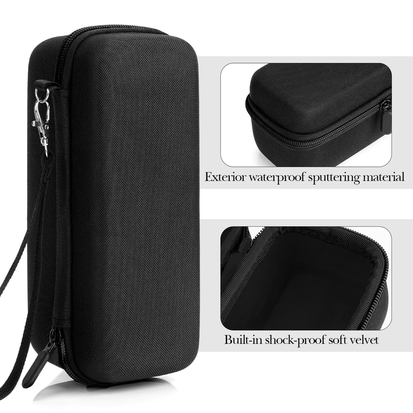 Linkidea Hard Shell Electric Shaver Travel Case, Compatible with Philips 2400, 3900, 7000, Trimmer Accessory Organizer Bag (Black) Beauty and Personal Care Linkidea