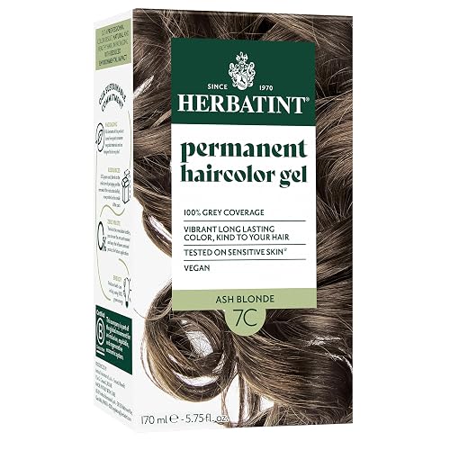 Herbatint Permanent Hair Dye For Women - 7C Ash Blonde - For Up To 100% Gray Coverage of Resistant Gray Hair - Ammonia-Free, Alcohol-Free & Vegan Beauty & Personal Care Herbatint
