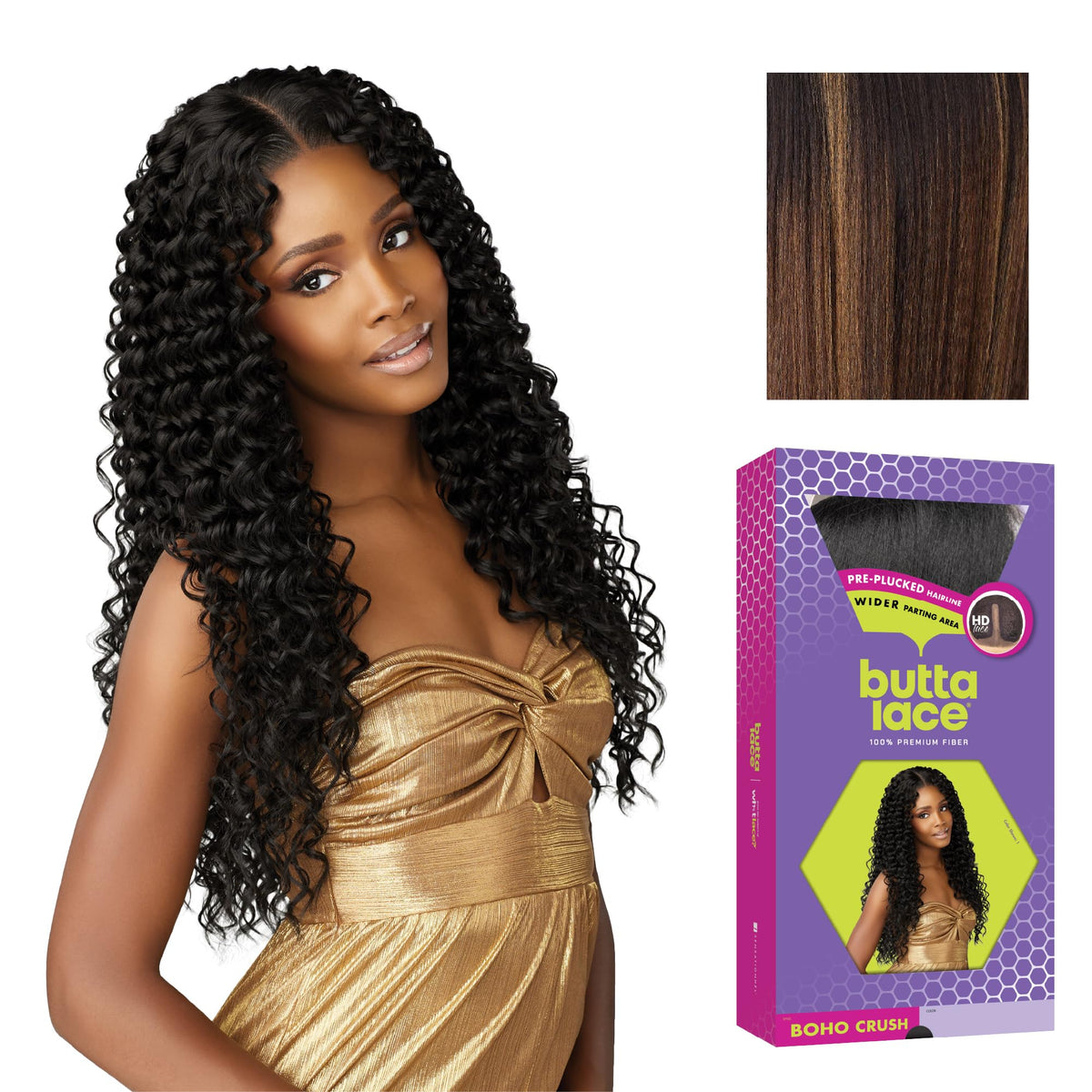Sensationnel Butta LaceWig-Boho Crush, BALAYAGEHAZELNUT