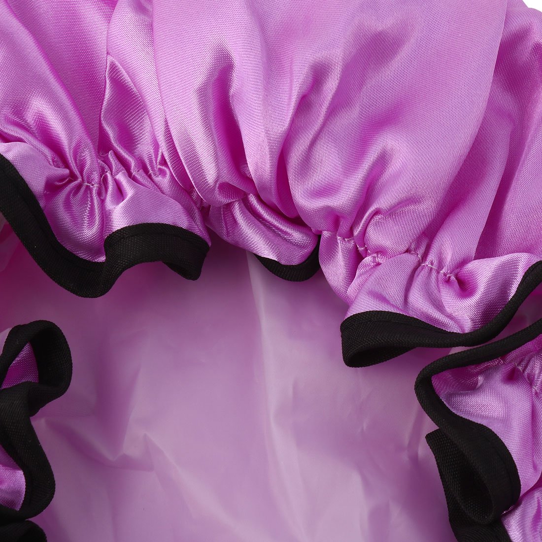 Ruilogod Polyester Home Hair Protector Water Resistant Elastic Spa Bathing Shower Cap Purple (id: f66 7ef 897 736 26d Beauty and Personal Care Ruilogod