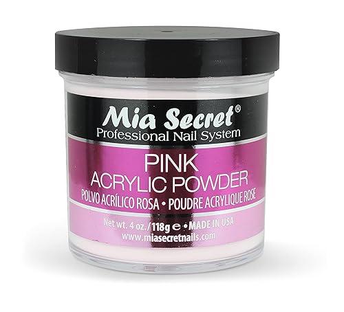 Mia Secret Pink Acrylic Powder 4 oz. Beauty & Personal Care Mia Secret
