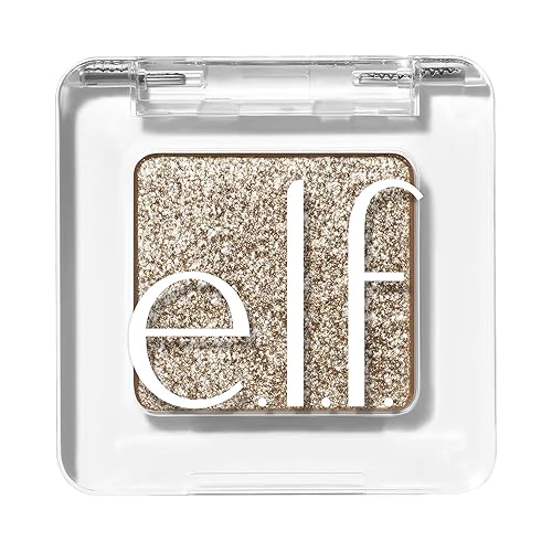 e.l.f. Fine As Fleck Glitter Eyeshadow, Long-Lasting Sheer Eye Makeup With A Shimmer Finish, Soft, Smooth Formula, Vegan , So Metal Beauty & Personal Care e.l.f.