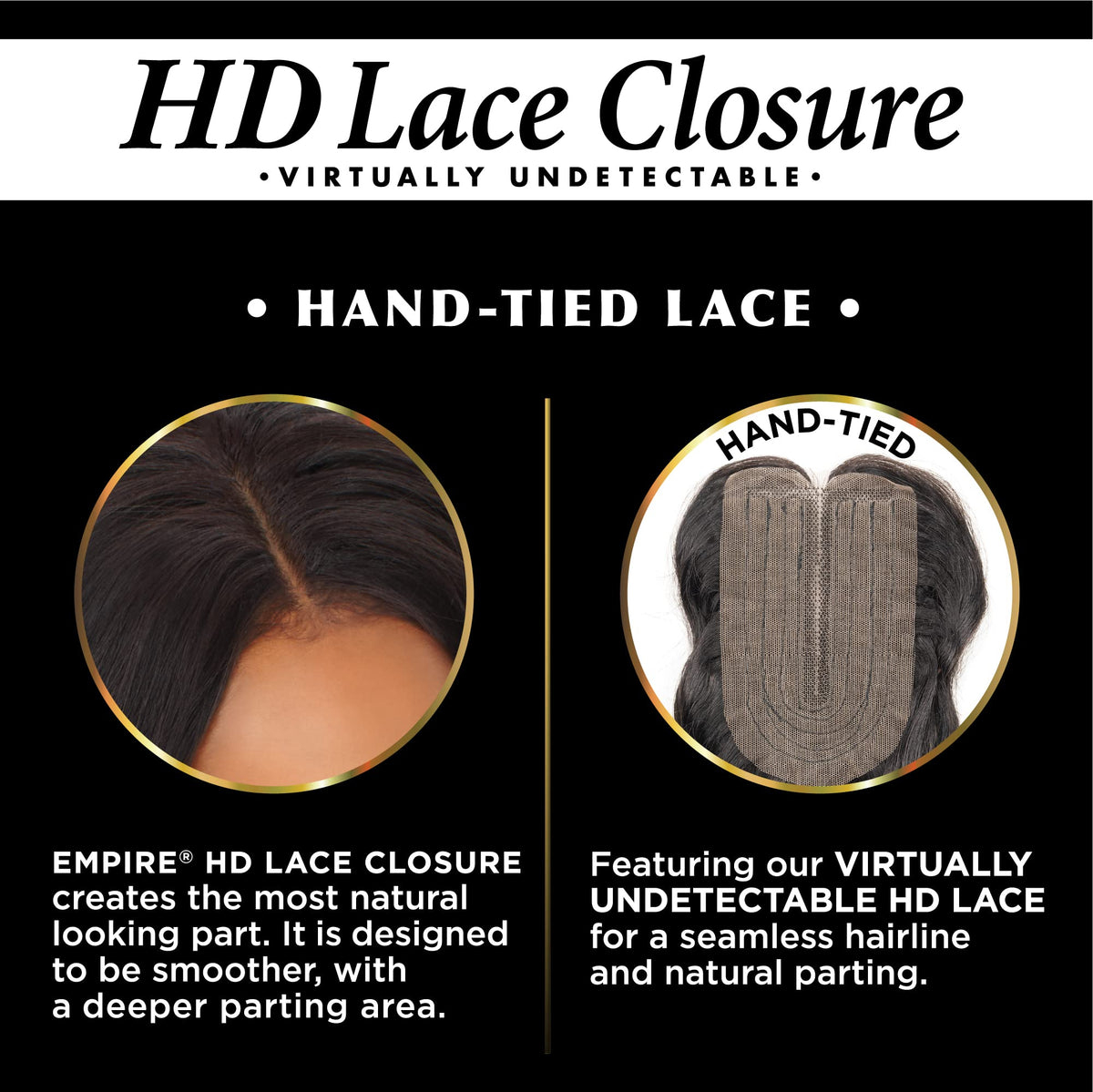 Sensationnel Empire Humanhair Lace Closure-Ocean Wave 12 Inch,2 DARKBROWN