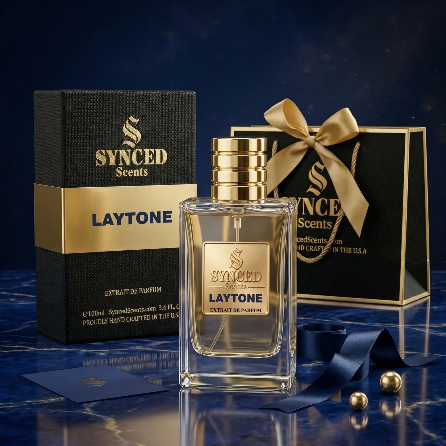 SYNCED Scents LAYTONE Inspired by Layton Perfume for Men and Women - Long Lasting Warm Spicy Woody Fragrance - Intense Smooth Fresh Apple Vanilla Beauty & Personal Care SYNCED Scents