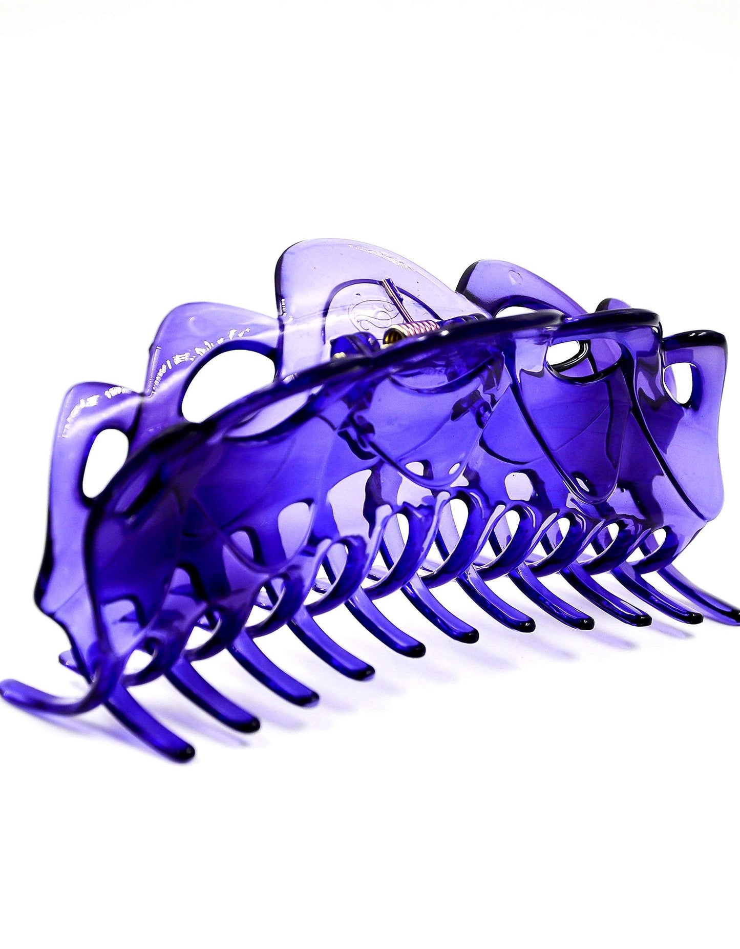 Prettyou 5.5 Inches Large Crystal Plastic Hair Claw Banana Clips for Thick Hair Women,pack of 2 (Set1) Beauty & Personal Care Prettyou