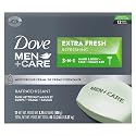 Dove Men+Care Hand & Body, Face & Shave Bar Soap for refreshed skin Extra Fresh soap bar with ¼ moisturizing cream 106 g Pack of 12 Beauty & Personal Care DOVE MEN + CARE