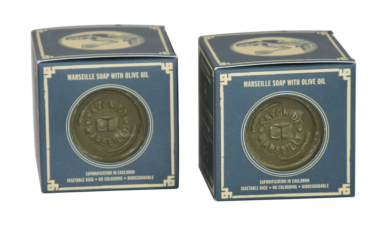 Marius Fabre Marseille Olive Oil Boxed Soap 200g (7 oz) - 2 Pack Beauty & Personal Care Marius Fabre