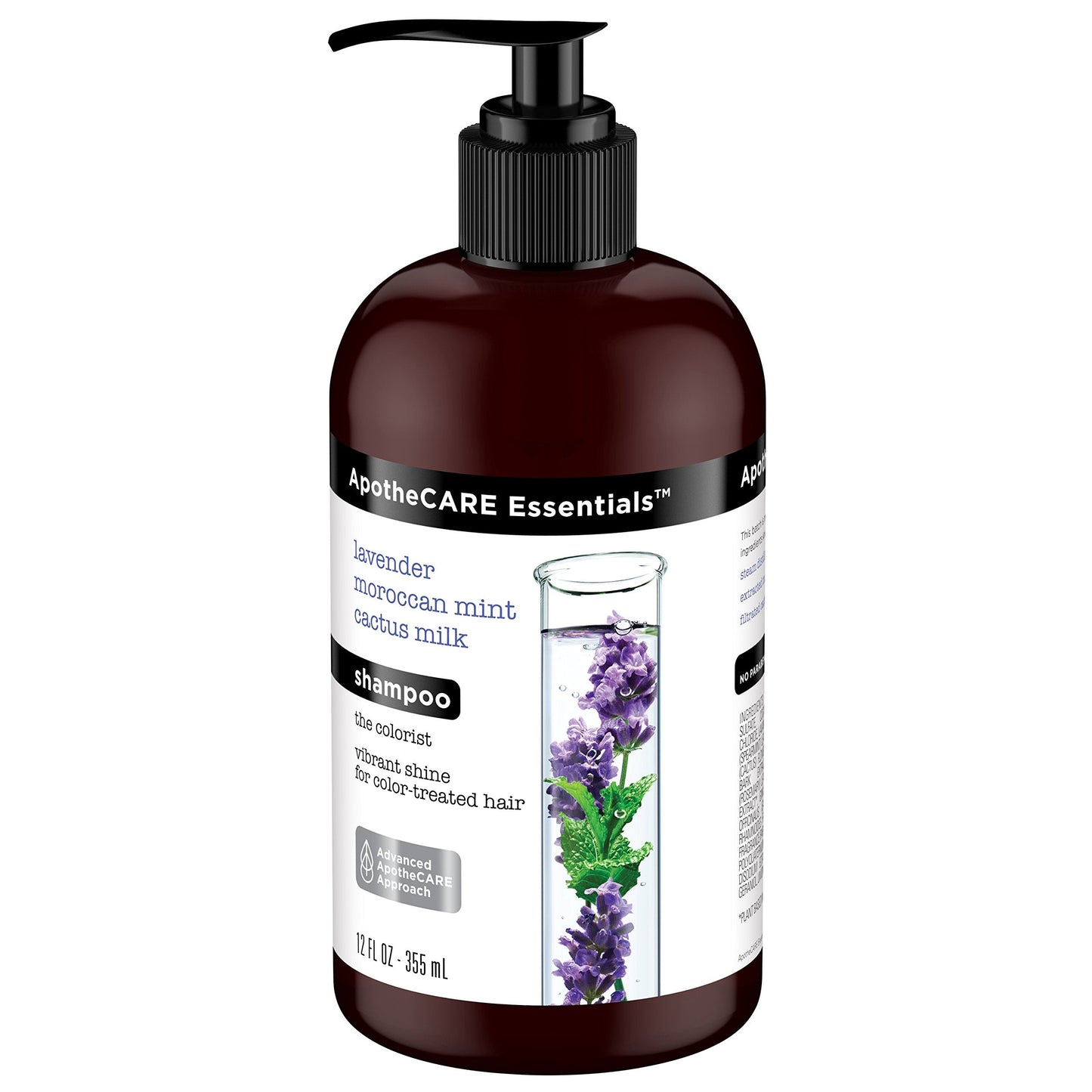ApotheCARE Essentials The Colorist Shampoo, Lavender, Moroccan Mint, Cactus Milk, 12 oz Beauty & Personal Care ApotheCARE Essentials