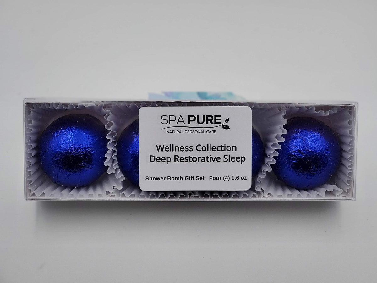 Spa Pure DEEP Restorative Sleep Aromatherapy Shower Steamers Bombs - Shower Bombs with Essential Oils - Unisex Bath Melts - Self Care and Relaxation… Beauty & Personal Care Spa Pure