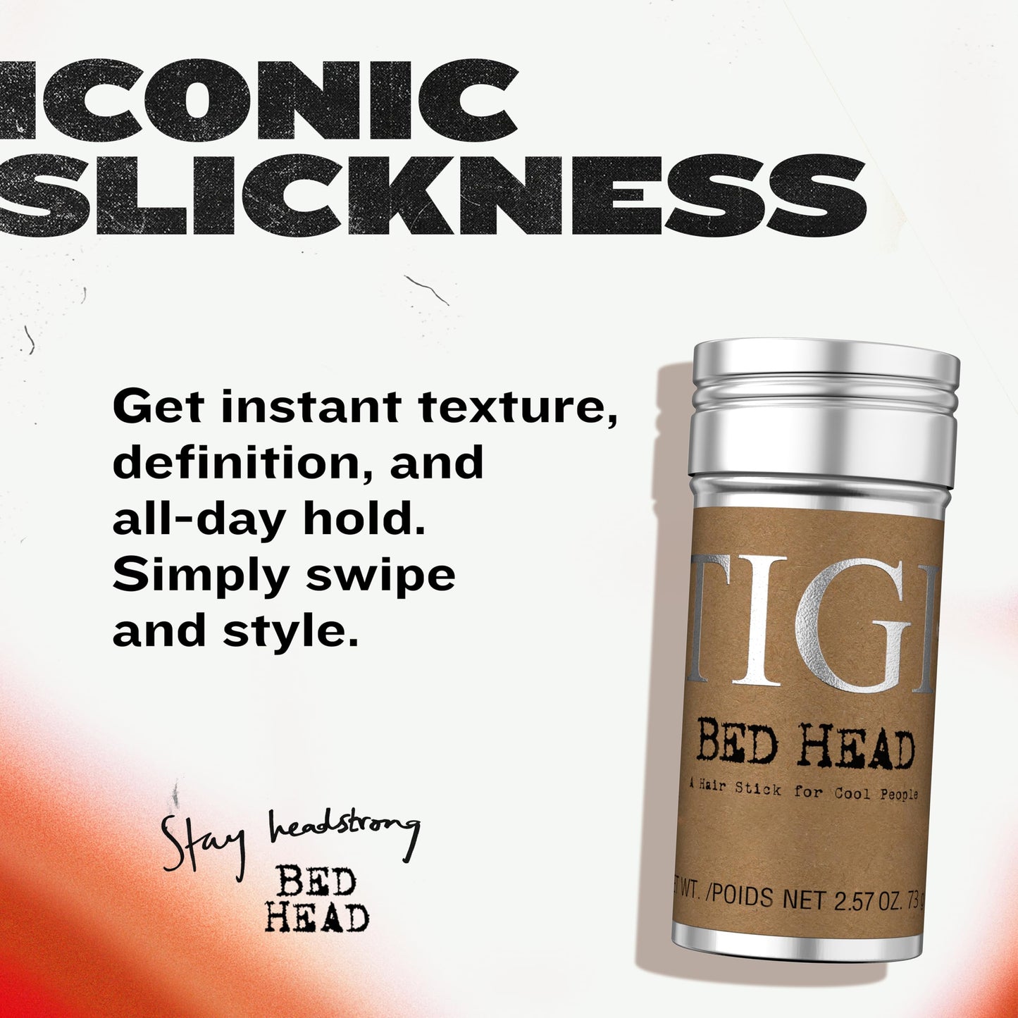 TIGI Bed Head Hair Wax Stick - Strong Hold with Triple Wax Formulation for Slick Back Hair Styling and Smoothing Flyaways, 2.57 oz Beauty & Personal Care TIGI