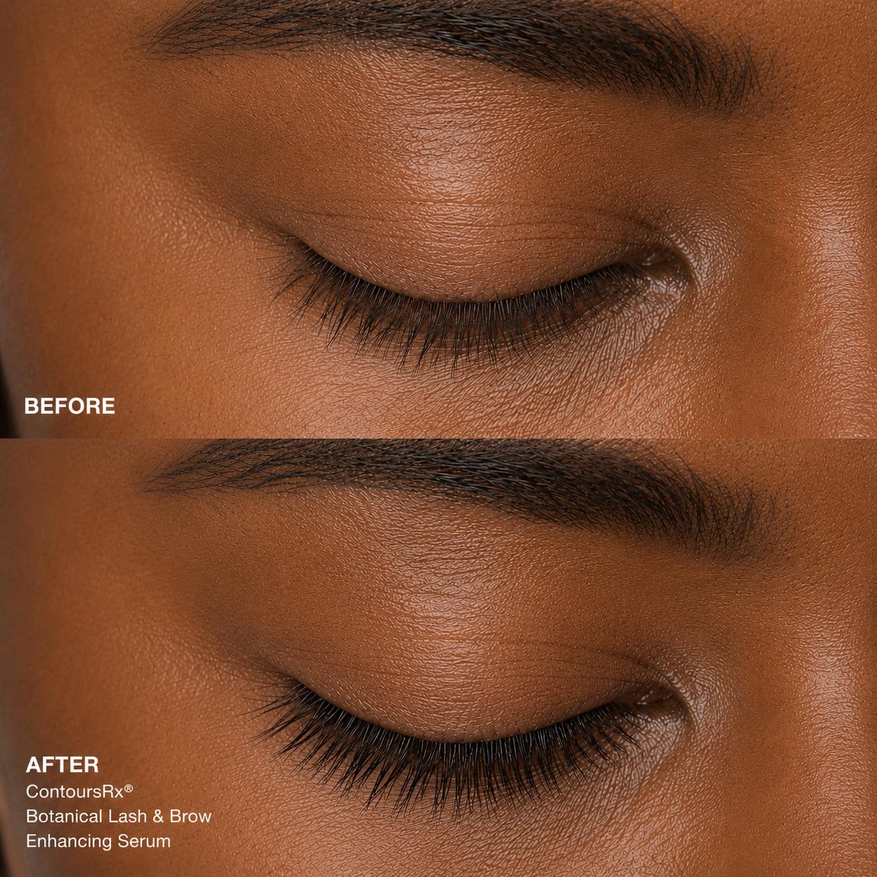 Contours Rx Botanical Lash & Brow Serum - Organic, Drug-Free Growth Formula with Peptides & Botanicals - Strengthens, Hydrates & Nourishes - 5ml Beauty & Personal Care Contours Rx