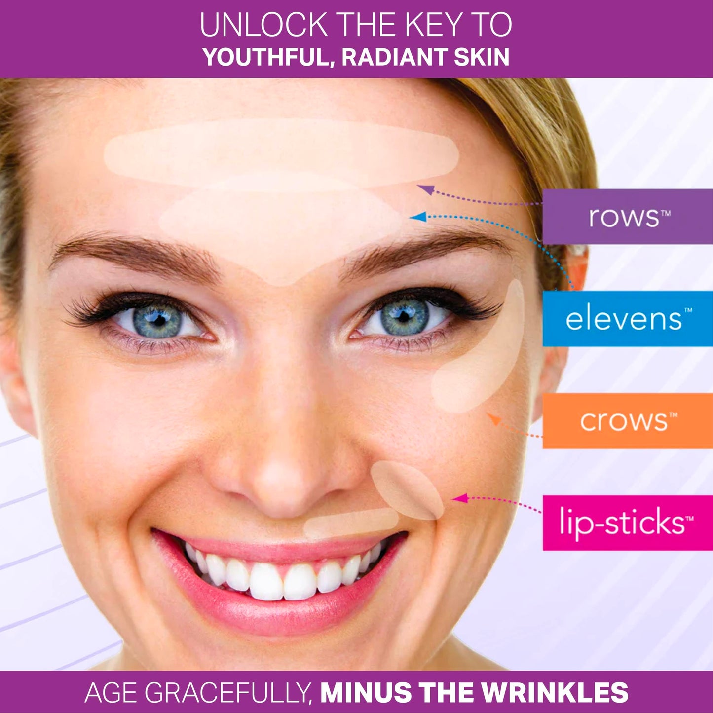 Furlesse Elevens Wrinkle Patches – 30 Non-Invasive Overnight Anti-Wrinkle Patches for Frown Lines, Anti-Aging Skincare, 30-Day Supply Beauty & Personal Care Furlesse