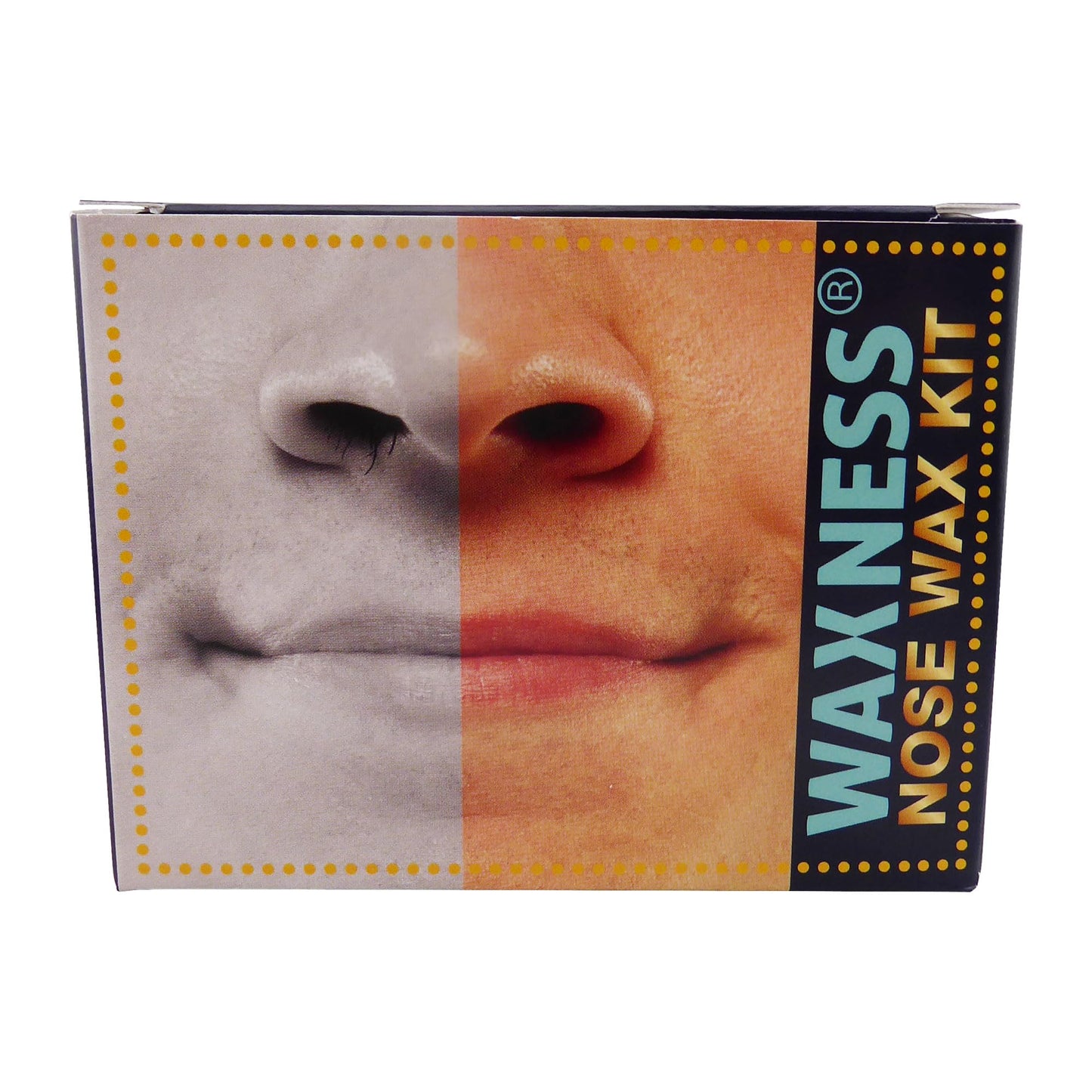 Waxness Microwave Nose & Face Hair Removal Wax Kit 8.45 oz (240 g) - Nose, Ear & Facial Wax with Applicators, Easy At-Home Hair Removal - Made in Beauty and Personal Care Waxness