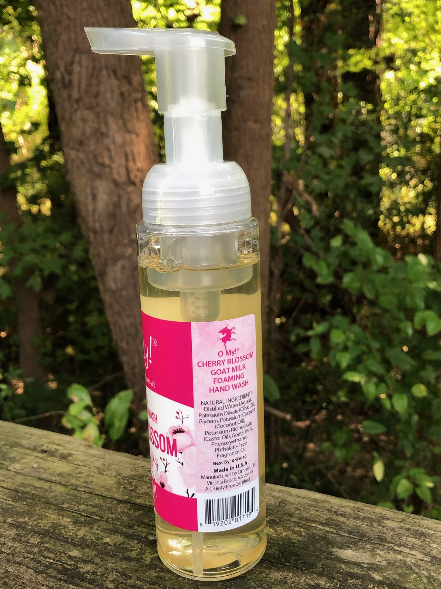 O My! Goat Milk Foaming Hand Wash | Rich, Creamy Foam | Made with Farm-Fresh Goat Milk | Free of Parabens & More | Handcrafted in USA Beauty & Personal Care O My!