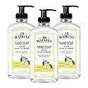 J.R. Watkins Gel Hand Soap, Scented Liquid Hand Wash for Bathroom or Kitchen, USA Made and Cruelty Free, 11 fl oz, Lemon, 3 Pack Beauty & Personal Care J.R. Watkins