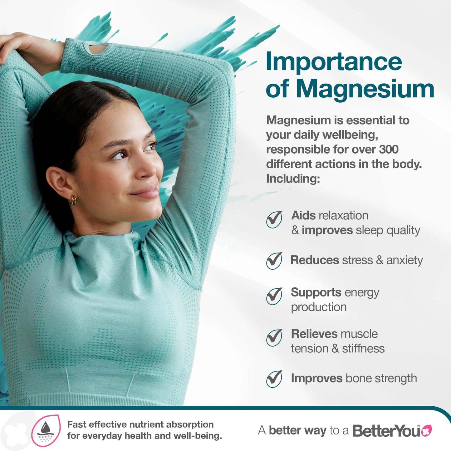 BetterYou Magnesium Mineral Bath Flakes - Mineral Bath Salts with Magnesium Chloride - Foot Bath or Body Bath Soak - Safe On Sensitive Skin - 2.3 lb Beauty and Personal Care BetterYou