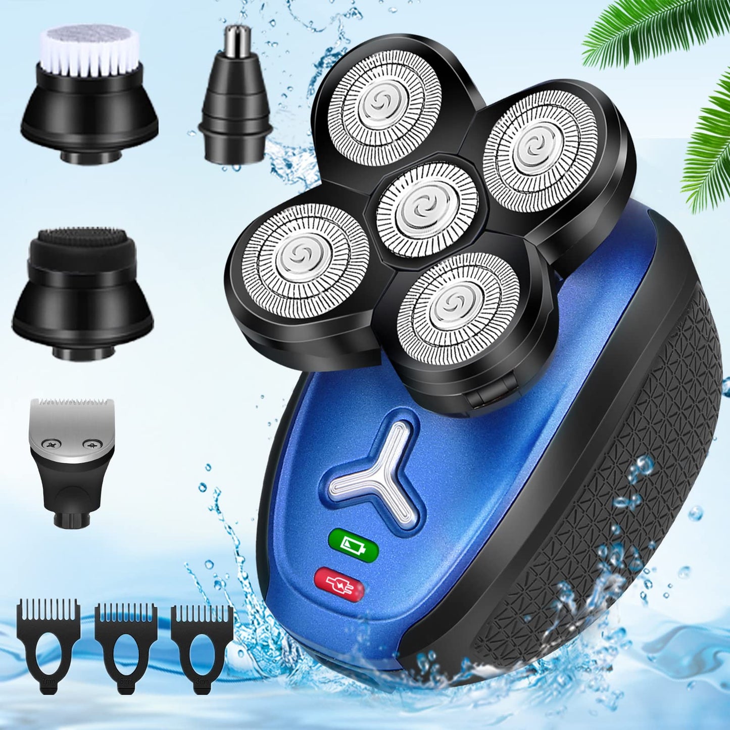 Head Shavers for Bald Men Electric Head Razors Wet Dry,Bald Head Shavers for Mens Head,Electric Shavers for Men Face, Grooming Ket Head Shaver Beauty and Personal Care iwoole