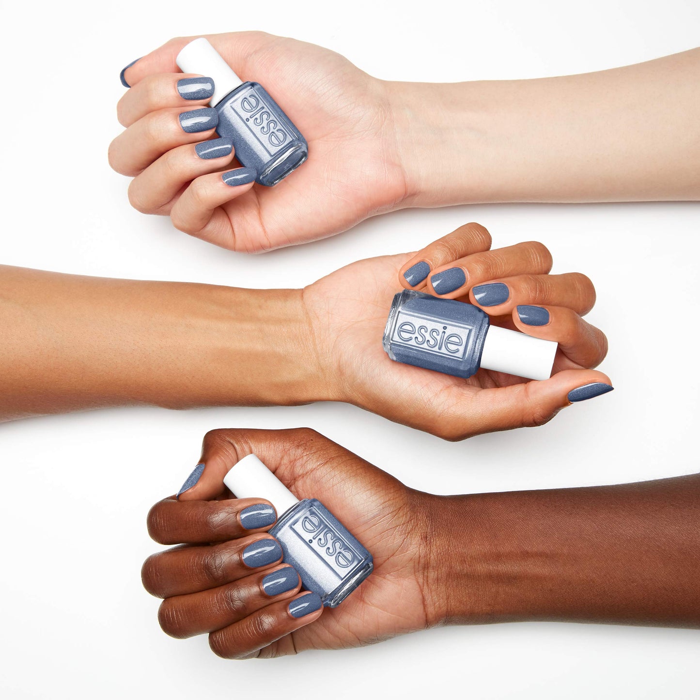 essie Nail Polish, Salon-Quality Cool Muted Blue Nail Polish, Vegan, From A to Zzz, 0.46 fl oz Beauty & Personal Care essie