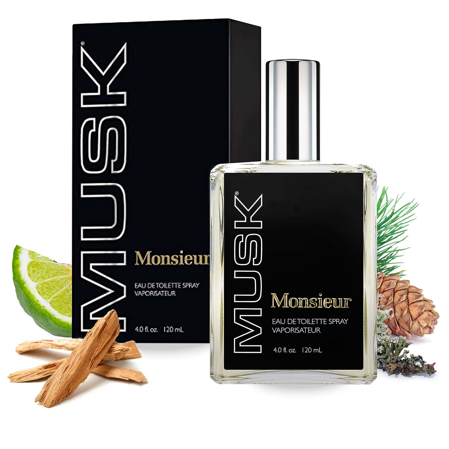 Dana Monsieur Musk EDT Spray Mens Fragrances 4 Oz Beauty & Personal Care Dana