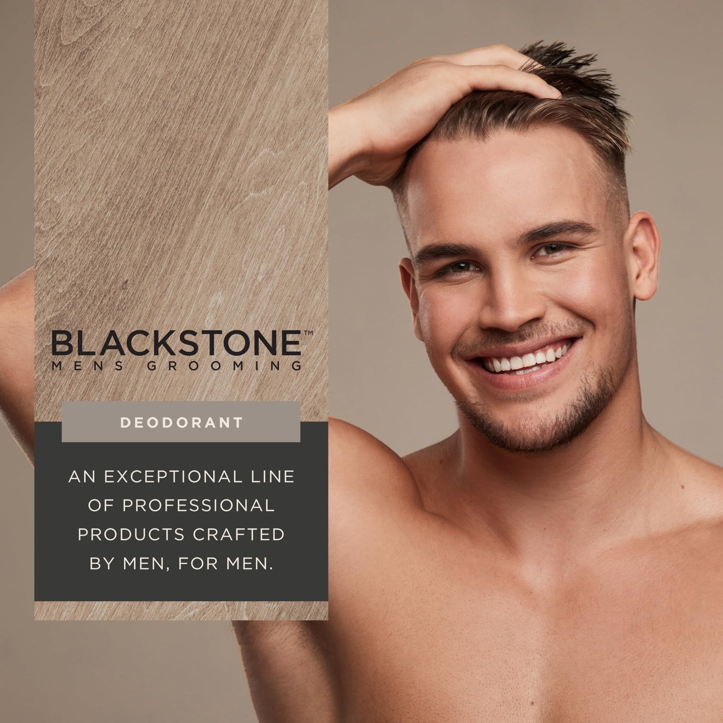 Blackstone Men's Grooming Aluminum-Free Deodorant - All Day Odor Protection - Long Lasting Protection - Sea & Surf (2.82 oz) Beauty and Personal Care Blackstone