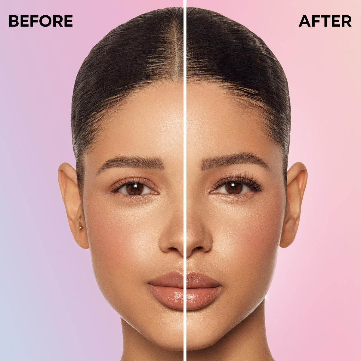 Ardell Press On Lashes Fauxmink Natural - Pre-Glued Underlash Extensions, Lash Clusters, No Glue Needed, 12 ct