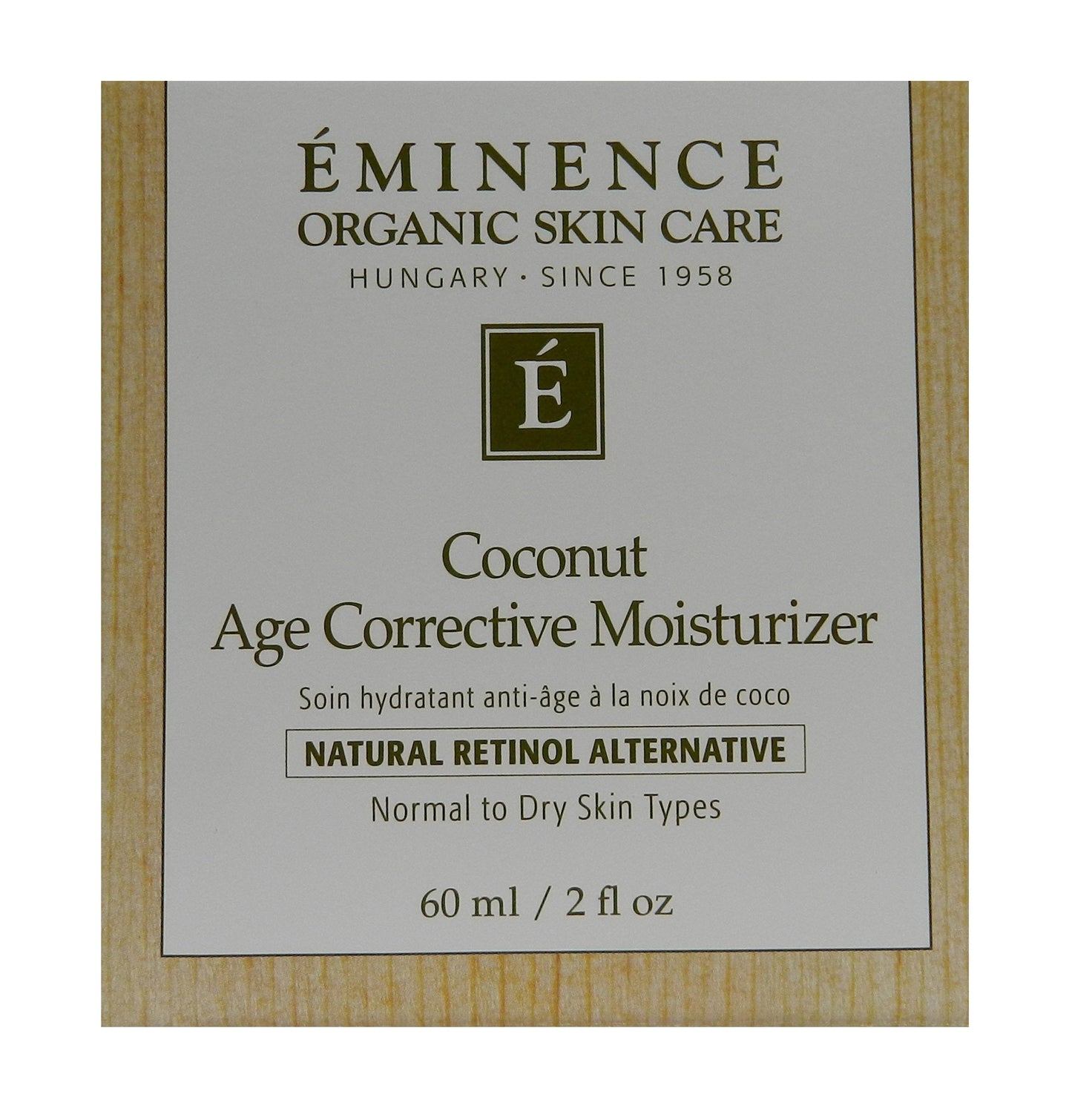 Eminence Coconut Age Corrective Moisturizer for Unisex - 2 oz Moisturizer Beauty & Personal Care Eminence