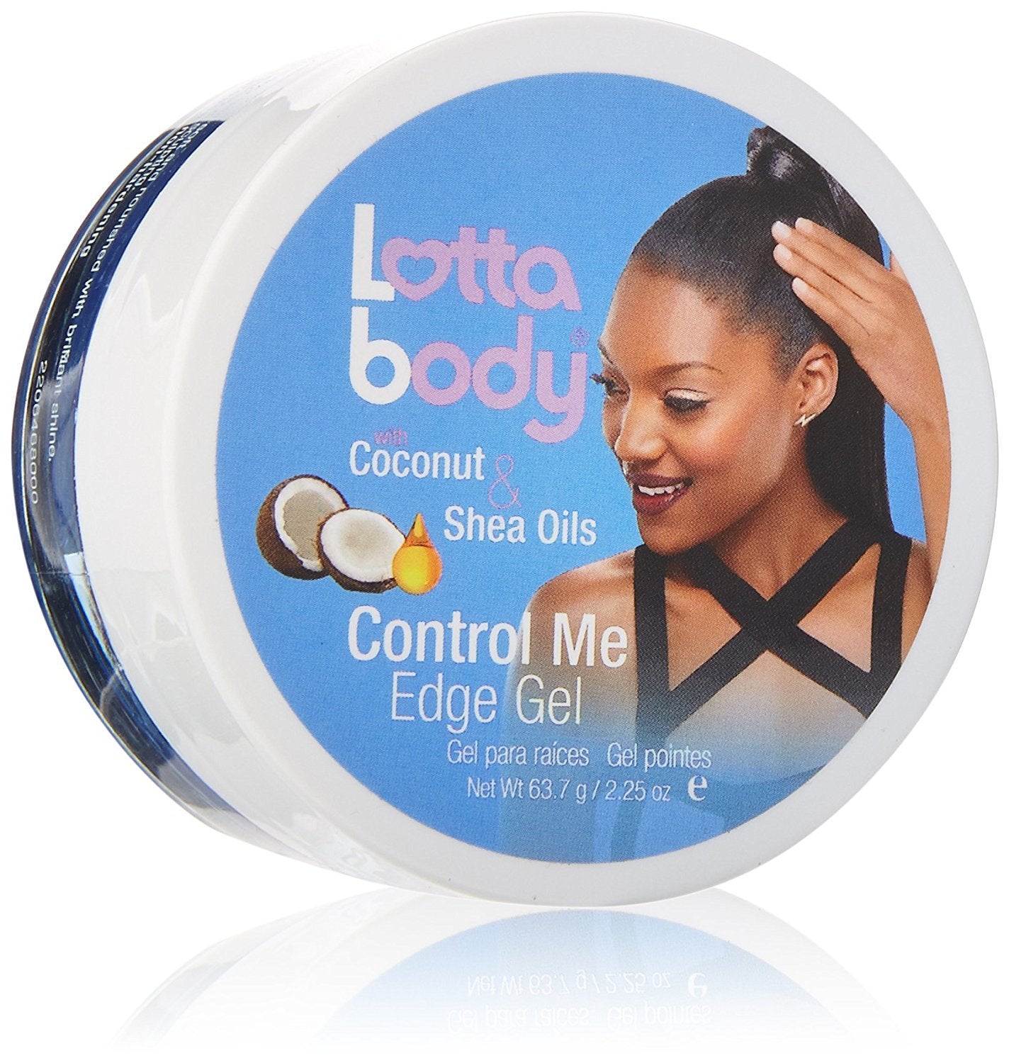 Lotta Body Coconut Shea Oils Control Me Edge Gel, 2.25 Ounce Beauty & Personal Care Lottabody