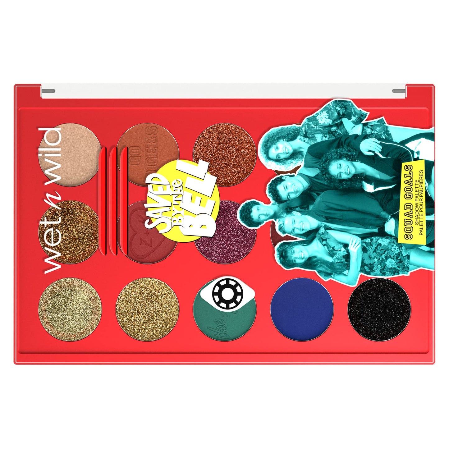wet n wild Saved By The Bell Squad Goals Shadow Palette, Blendable Makeup Pigments, Shimmer, Matte, Sparkle Finishes,1114539 Beauty & Personal Care wet n wild
