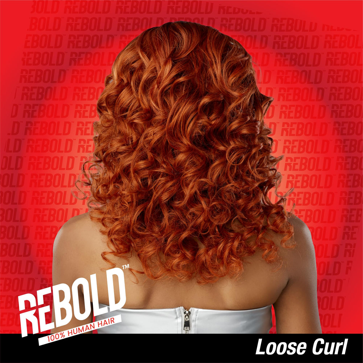 Sensationnel Rebold Curly Weave-Loose Curl,1 pack 14 inch, T1B/30