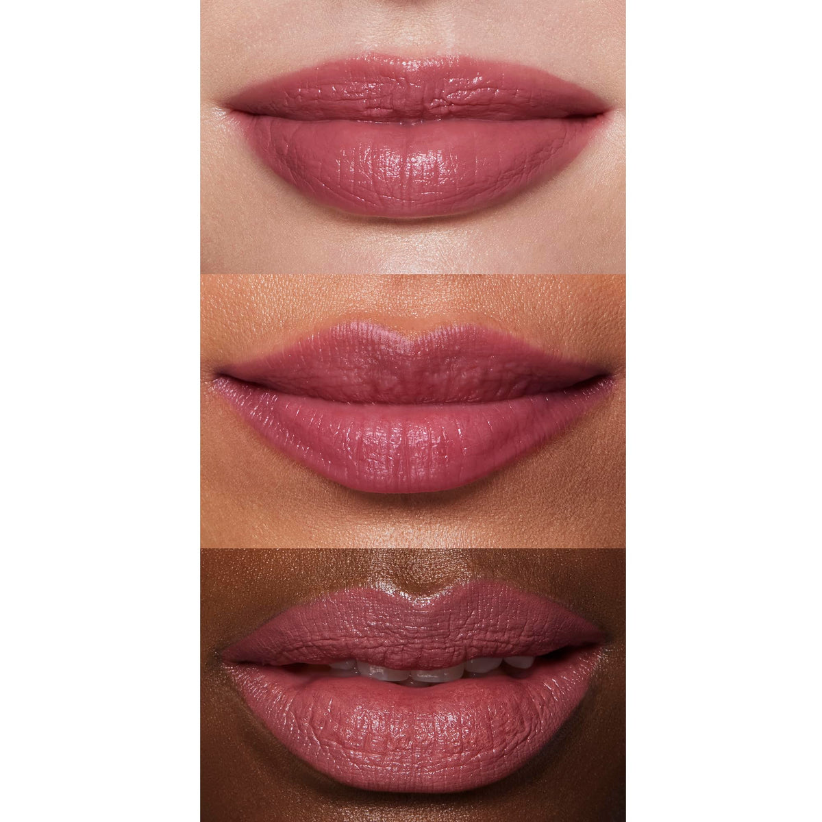 e.l.f. O Face Satin Lipstick, Richly Pigmented, Nourishing & Long-Lasting Creamy Lipstick, Infused With Jojoba, Vegan , Pleased Beauty & Personal Care e.l.f.