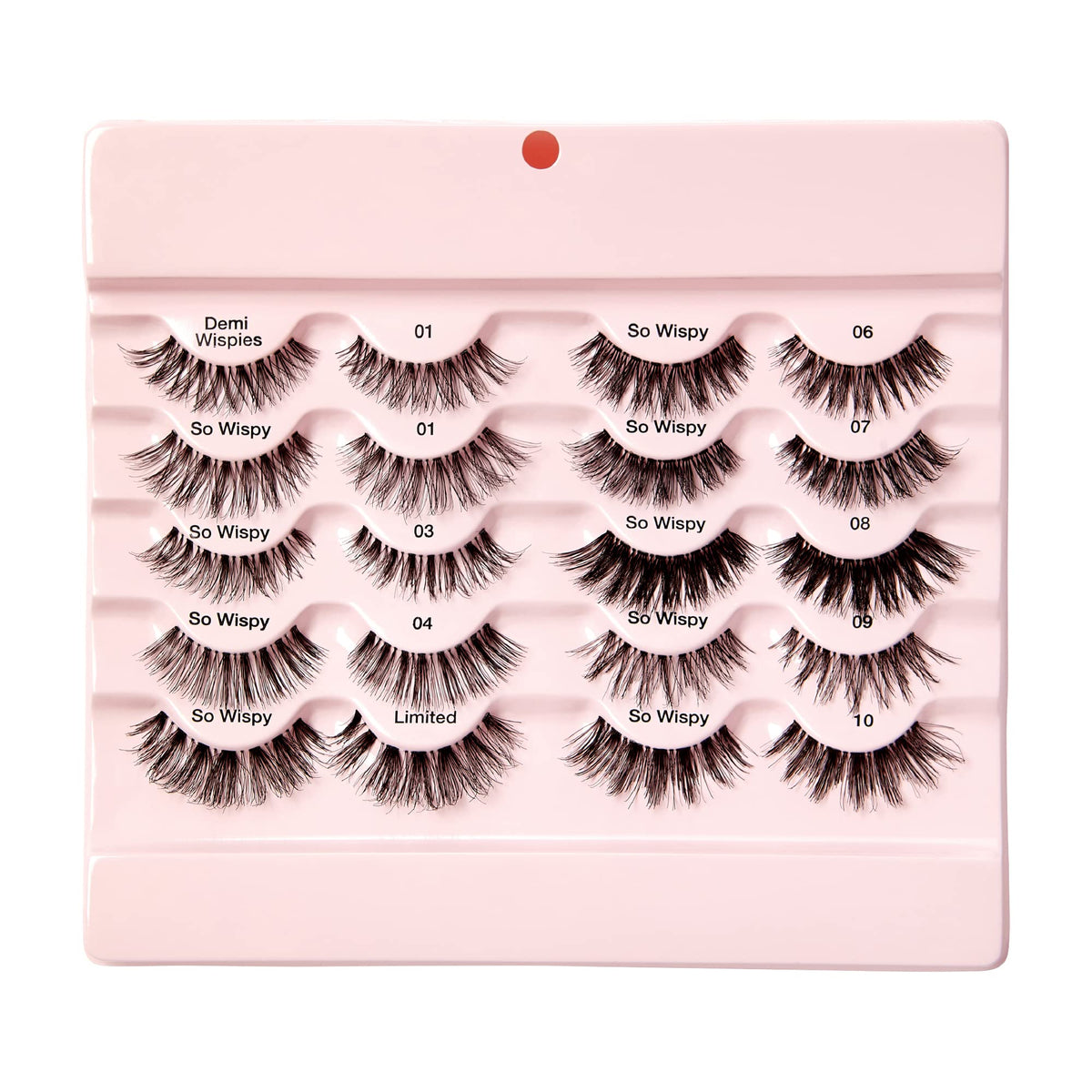 i-ENVY 10 Pairs So Wispy Human Hair Eyelashes Multipack, Natural Dramatic Fluffy False Lashes - Invisible Band, Volume & Curl, Lightweight, Reusable Beauty & Personal Care i•ENVY