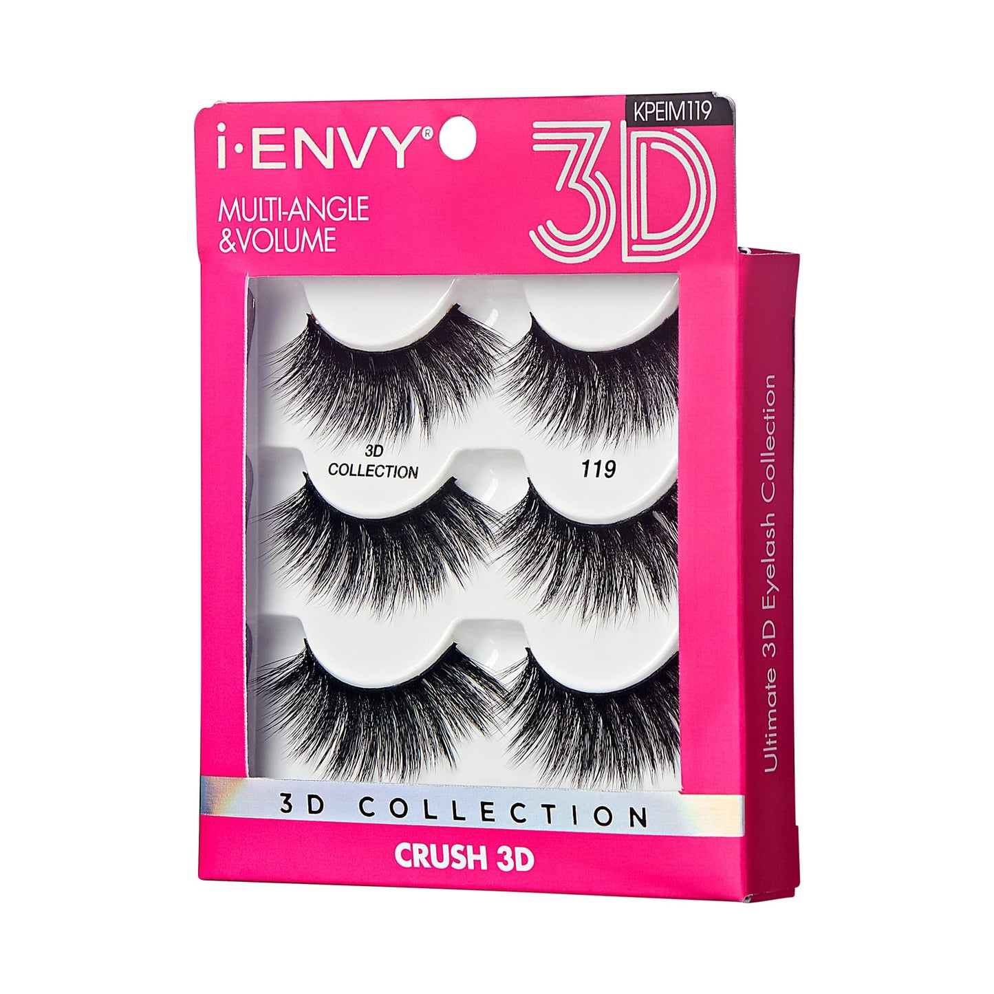 iEnvy False Eyelashes 3 Pairs Fluffy and Natural Multiangle and Volume Faux Mink Lashes (19) Beauty & Personal Care i•ENVY
