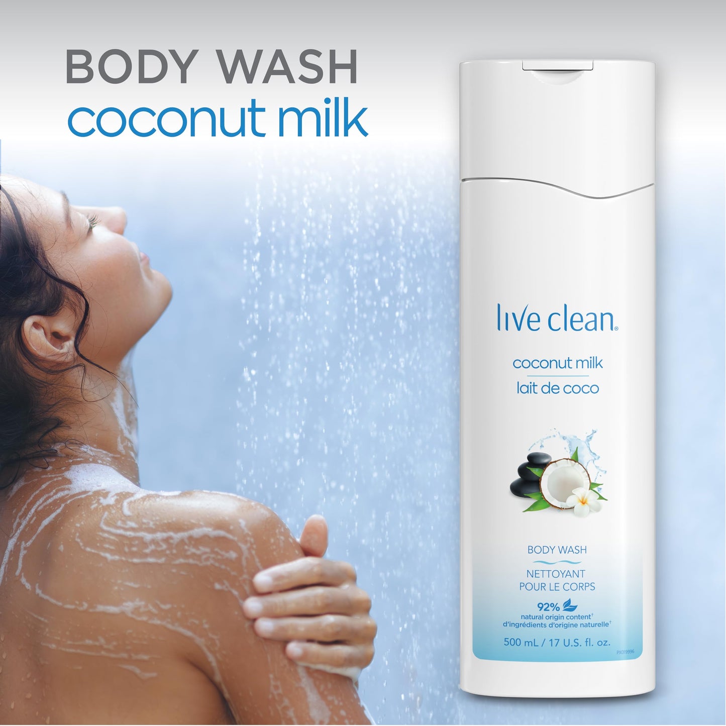 Live Clean Body Wash, Moisturizing Coconut Milk, 17 Oz Beauty & Personal Care Live Clean