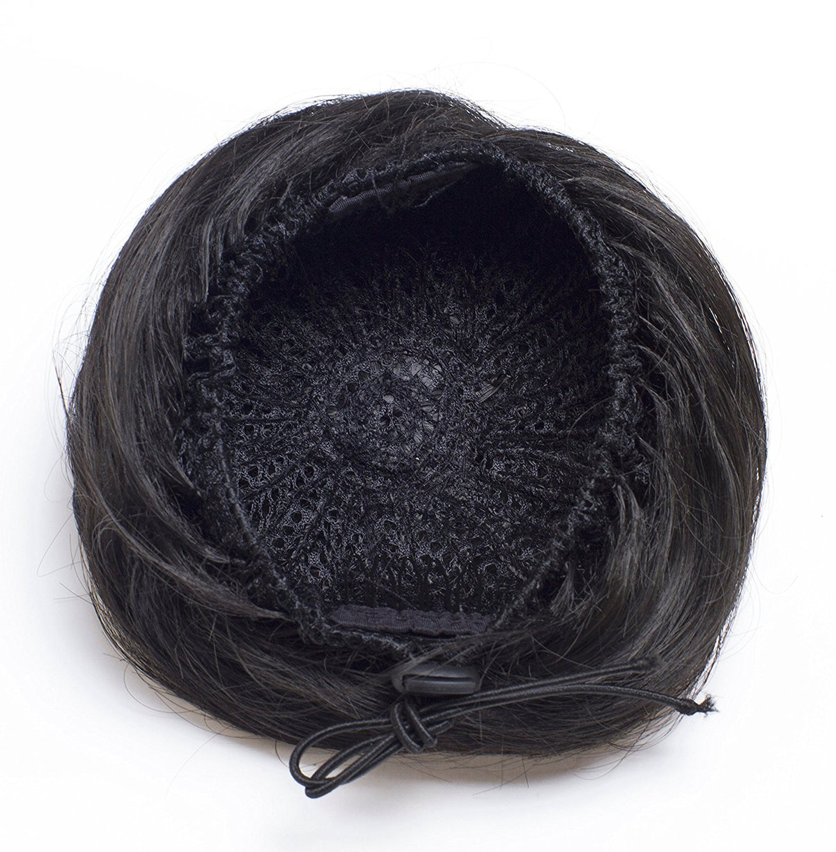 Onedor Synthetic Fiber Hair Extension Chignon Donut Bun Wig Hairpiece (2# - Darkest Brown)