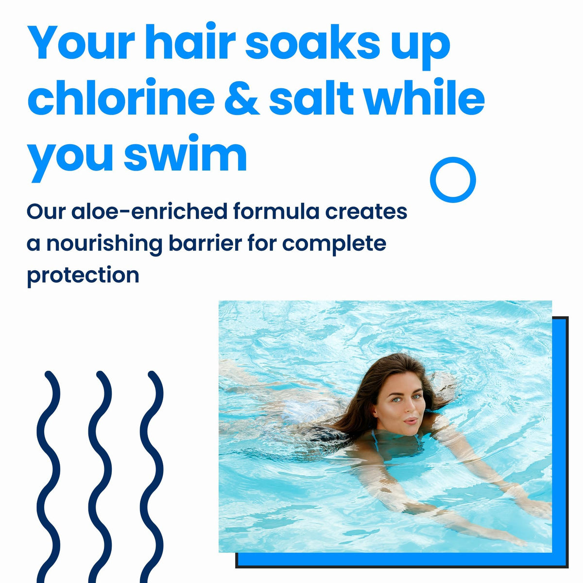 AQUA GUARD Pre-Swim Hair Defense | No More Swim Hair | Prevents Chlorine Damage + Softens Hair While Swimming | Made in California | Color Safe Beauty & Personal Care AQUA GUARD