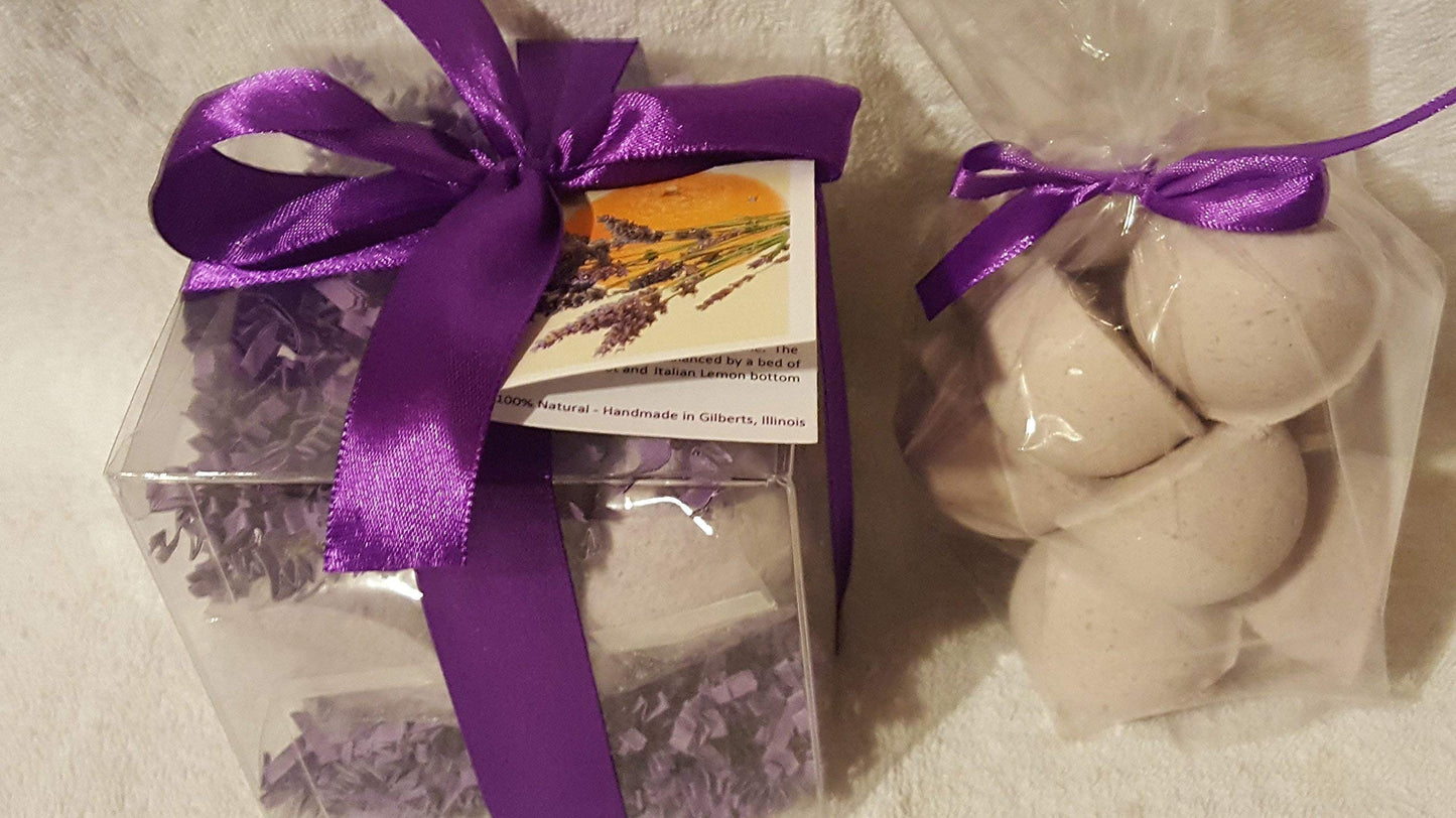 Spa Pure CLEMENTINELAVENDER Bath Bombs: Gift Set with 14 1 oz, ultra-moisturizing bath bombs, great for dry skin, makes a great gift Beauty & Personal Care Spa Pure