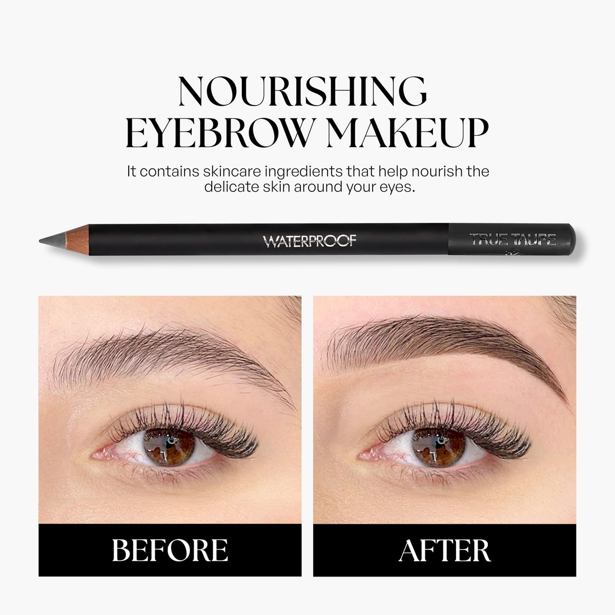 Sorme Natural Definitive Waterproof Eyebrow Pencil 0.04 oz | Smudgeproof Soft Gray Eye Brow Pencil | Dual Purpose Brow Pencil and Brush Combo | High Beauty & Personal Care SORMÉ